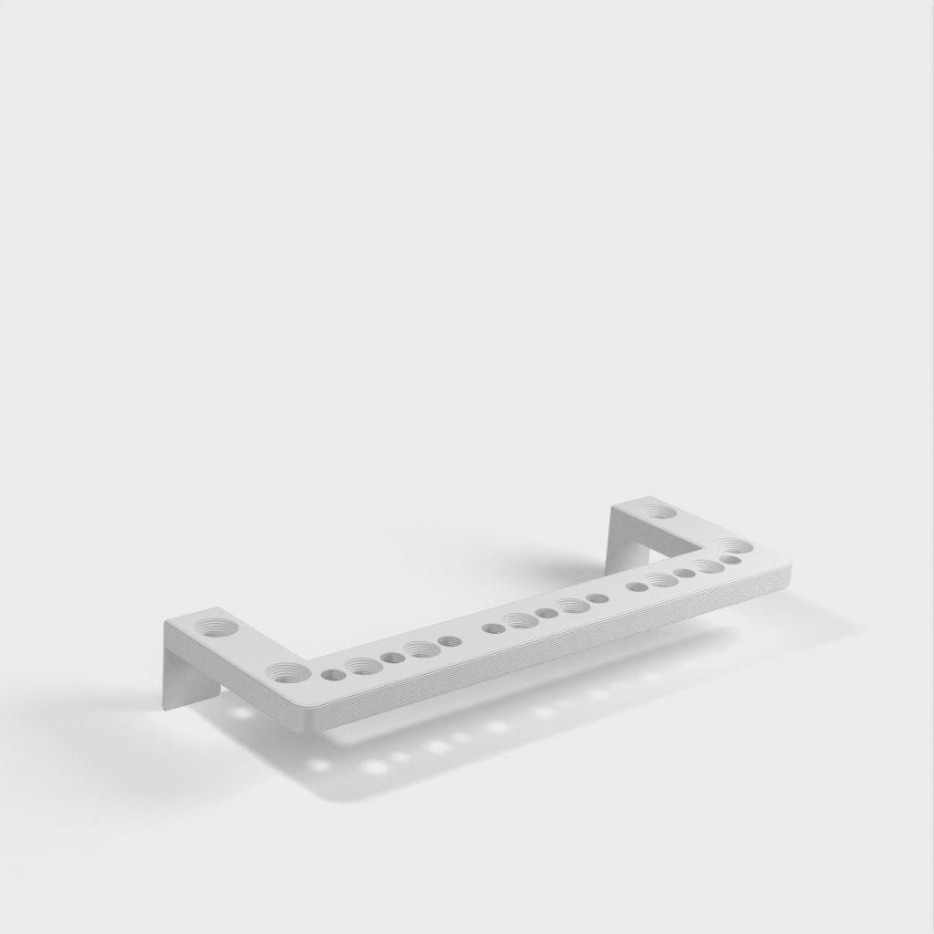 Guida rack 3U per tavolo Ikea Lack
