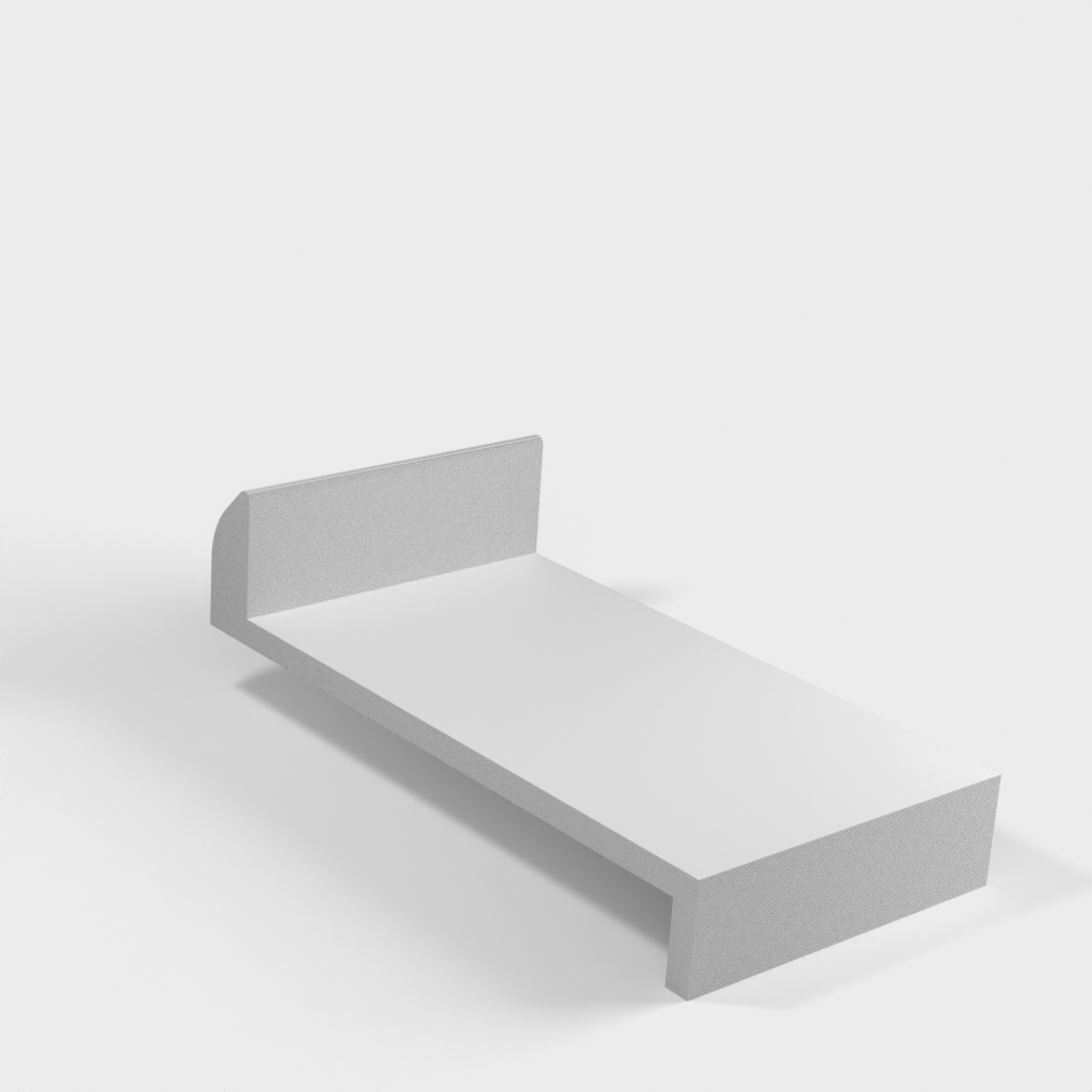 Supporto verticale super semplice per laptop da scrivania/parete