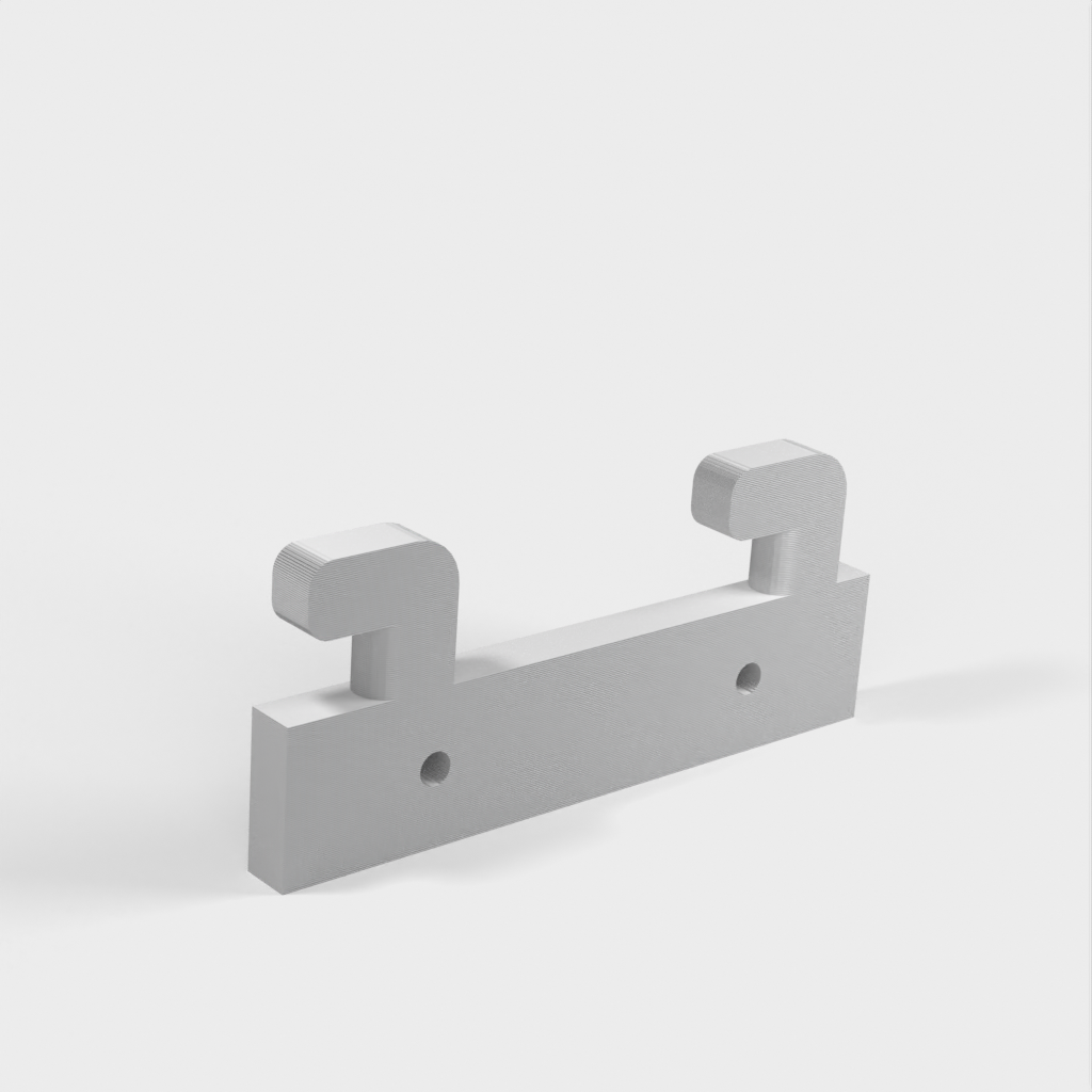 Staffa di montaggio Vesa per pannello forato IKEA Skadis (versione resistente + 100 mm x 100 mm)