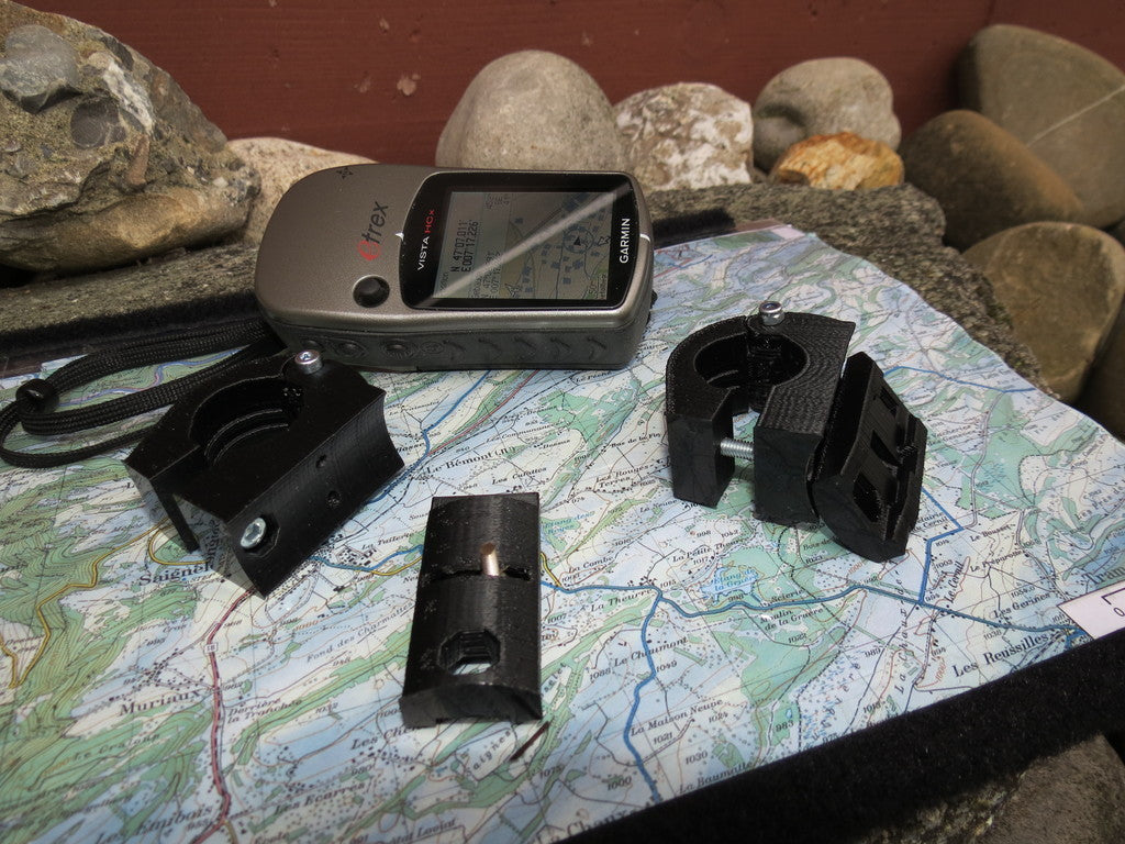 Supporto da manubrio regolabile per unità GPS Garmin eTrex Legend/Vista