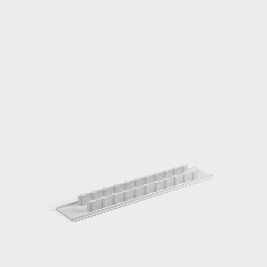 Bit-Organizer modulare Dremel da parete e IKEA Skadis