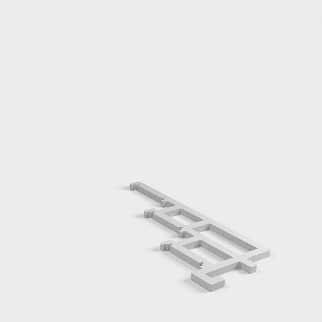 Bit-Organizer modulare Dremel da parete e IKEA Skadis