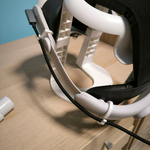 Supporto per cavo USB-C Meta Quest 3 per cinturino per testa comfort KIWI