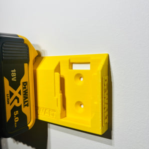 Supporto per batteria Duo DeWalt 18V per montaggio a parete e a soffitto