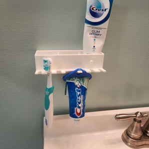 Portaspazzolino da denti per montaggio a parete - Organizzatore per bagno