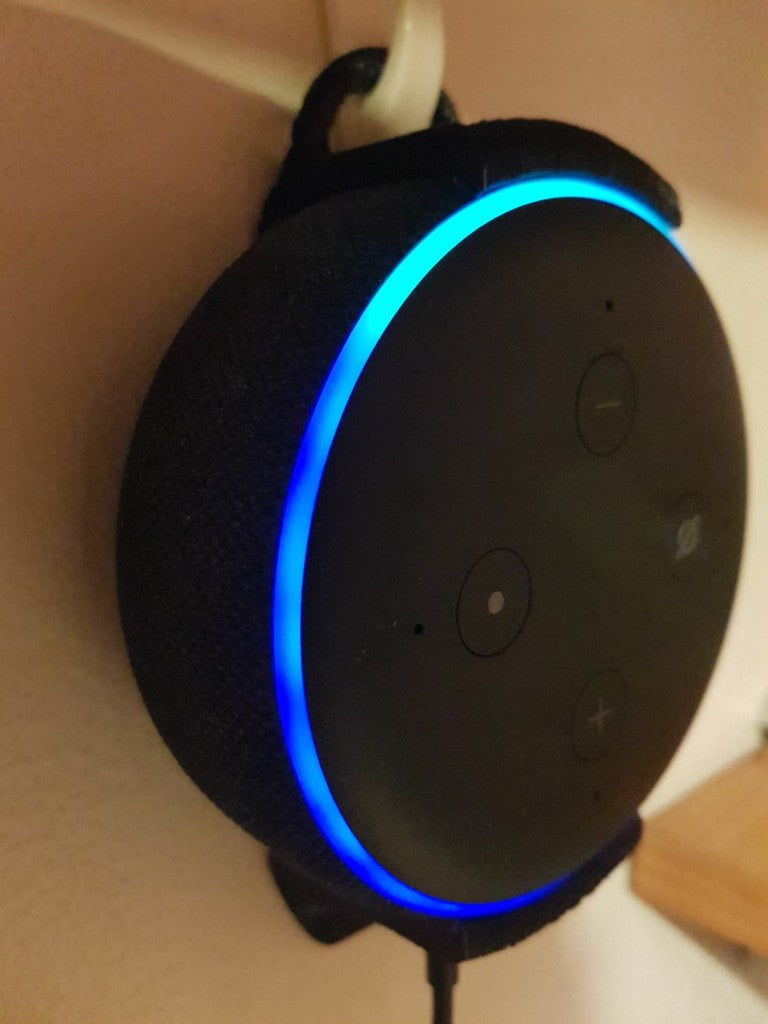 Amazon Alexa Echo Dot 3rd Gen Supporto con anello da appendere
