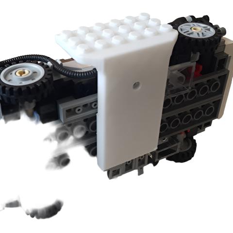 Supporto da parete per Lego DeLorean (21103)