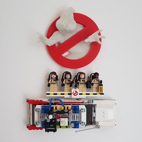 Supporto da parete per Lego Ghostbuster Ecto-1 (21108)