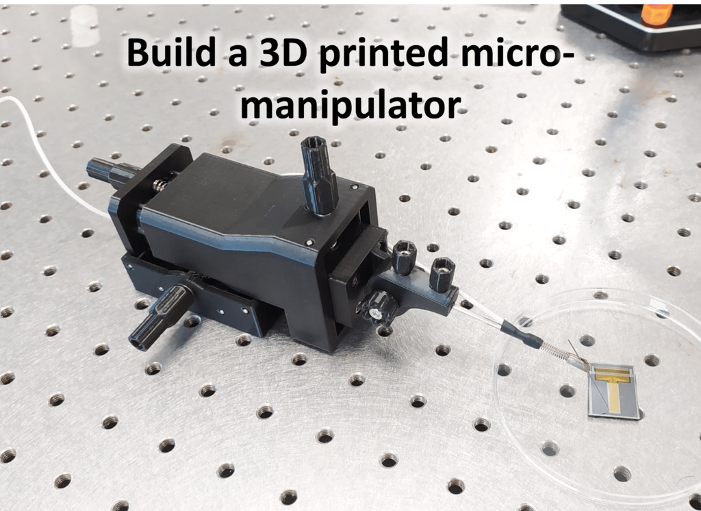 micromanipolatore a 3 assi