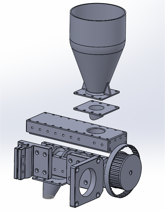 Distributore di pellet - Consegna controllata di pellet