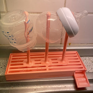 Organizzatore funzionale per lavello da cucina con portabottiglie