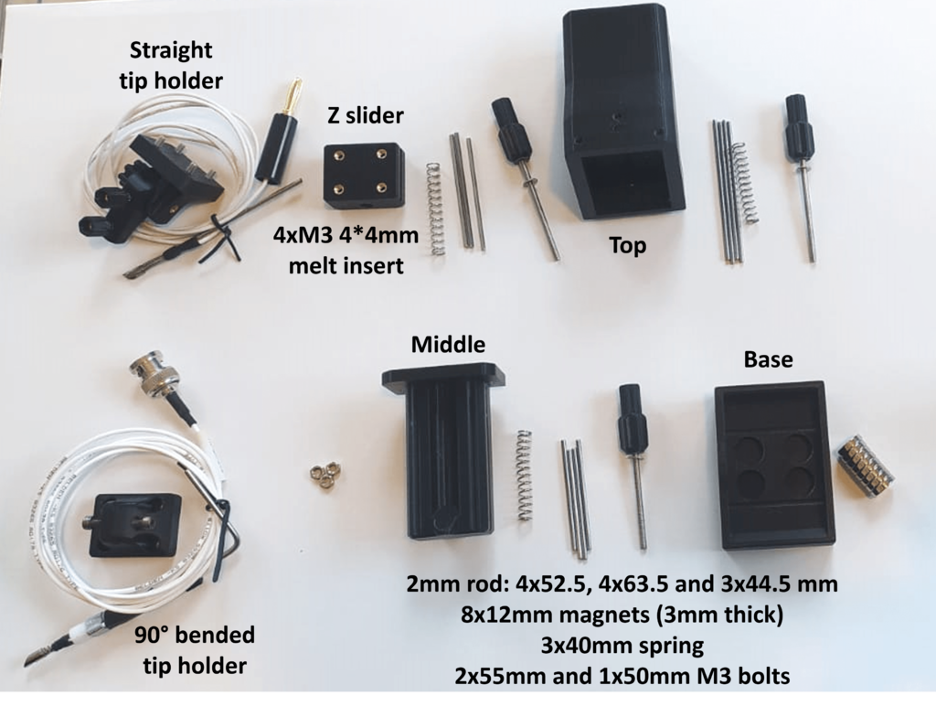 micromanipolatore a 3 assi