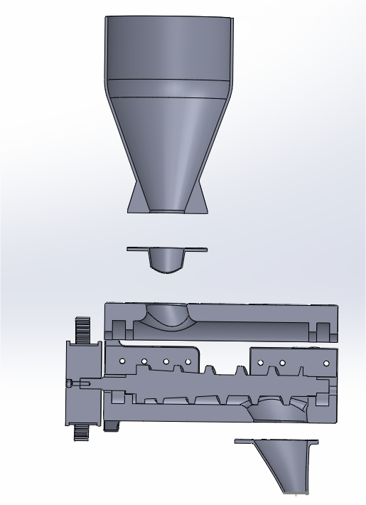 Distributore di pellet - Consegna controllata di pellet