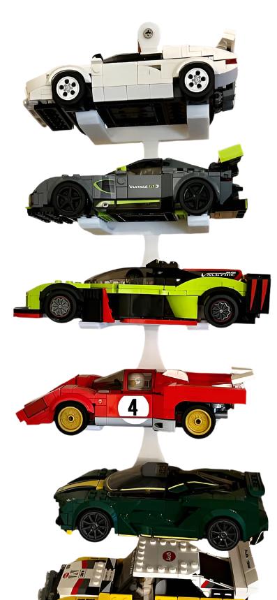 Supporto impilabile per le auto Lego Speed Champion