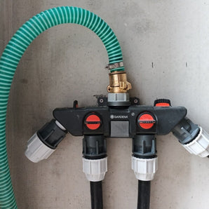 Staffa a parete per distributore Gardena 4x - montaggio a parete