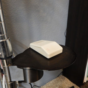 Tappetino per il mouse per scaffali a filo con clip