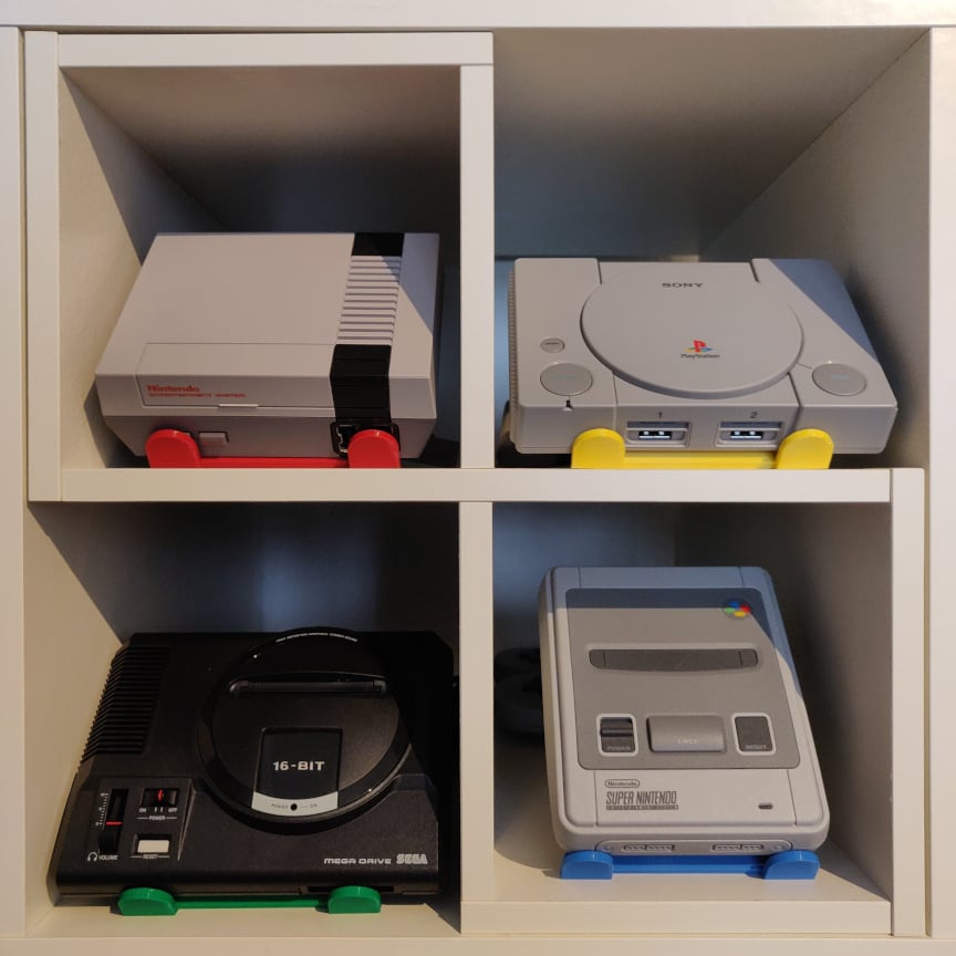 Espositore Mini Console per console di gioco classiche