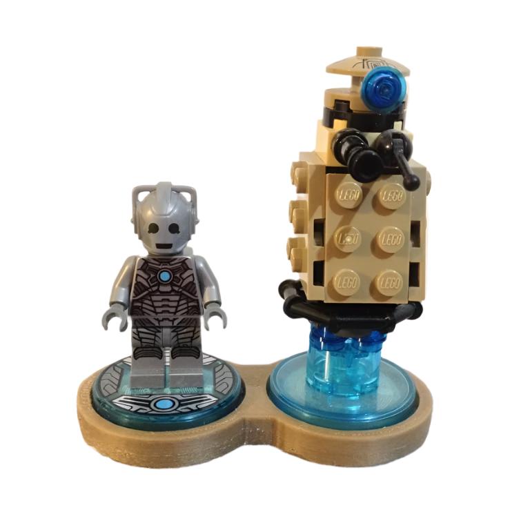 Porta-etichette/espositore Lego Dimensions per Fun Pack, Level/Story Pack e Team Pack