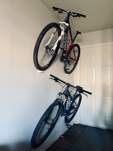 Supporto da parete per mountain bike