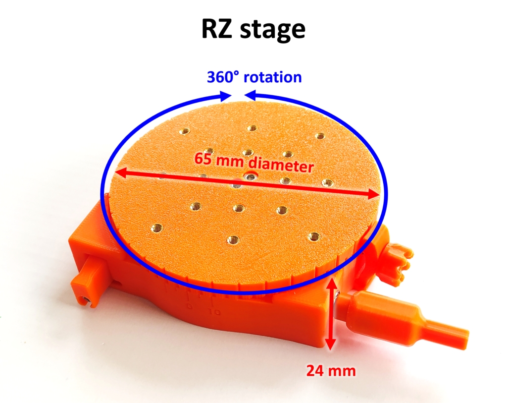 Piattaforma di rotazione stampata con alta precisione