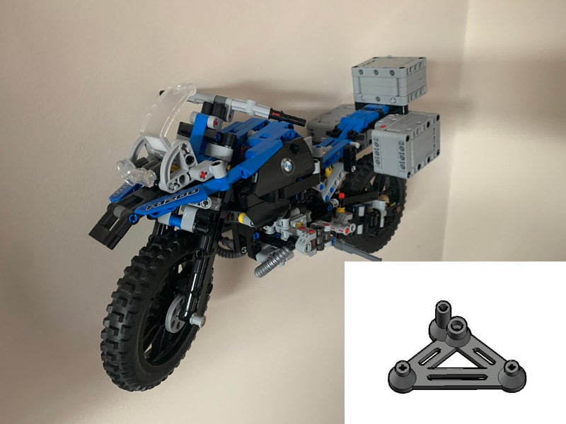 Supporto da parete per moto Lego Technic BMW R1200GS