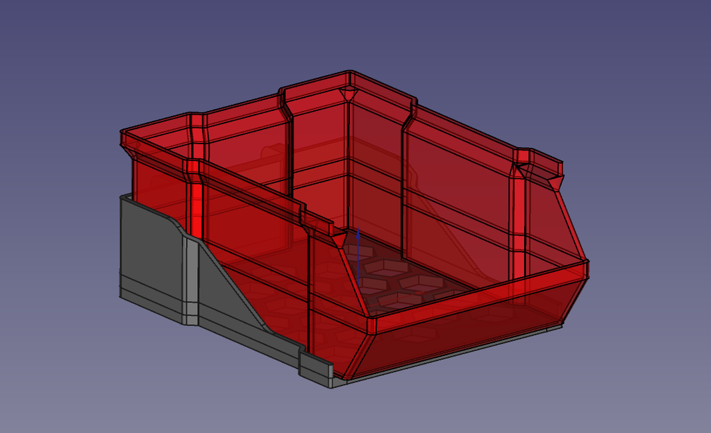 Scaffale IKEA Skadis per scatola impilabile