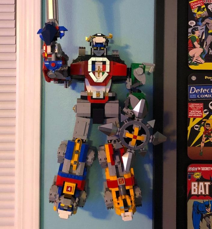 Supporto da parete Lego Voltron