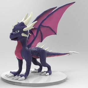 Statuetta del drago Cynder – The Legend of Spyro
