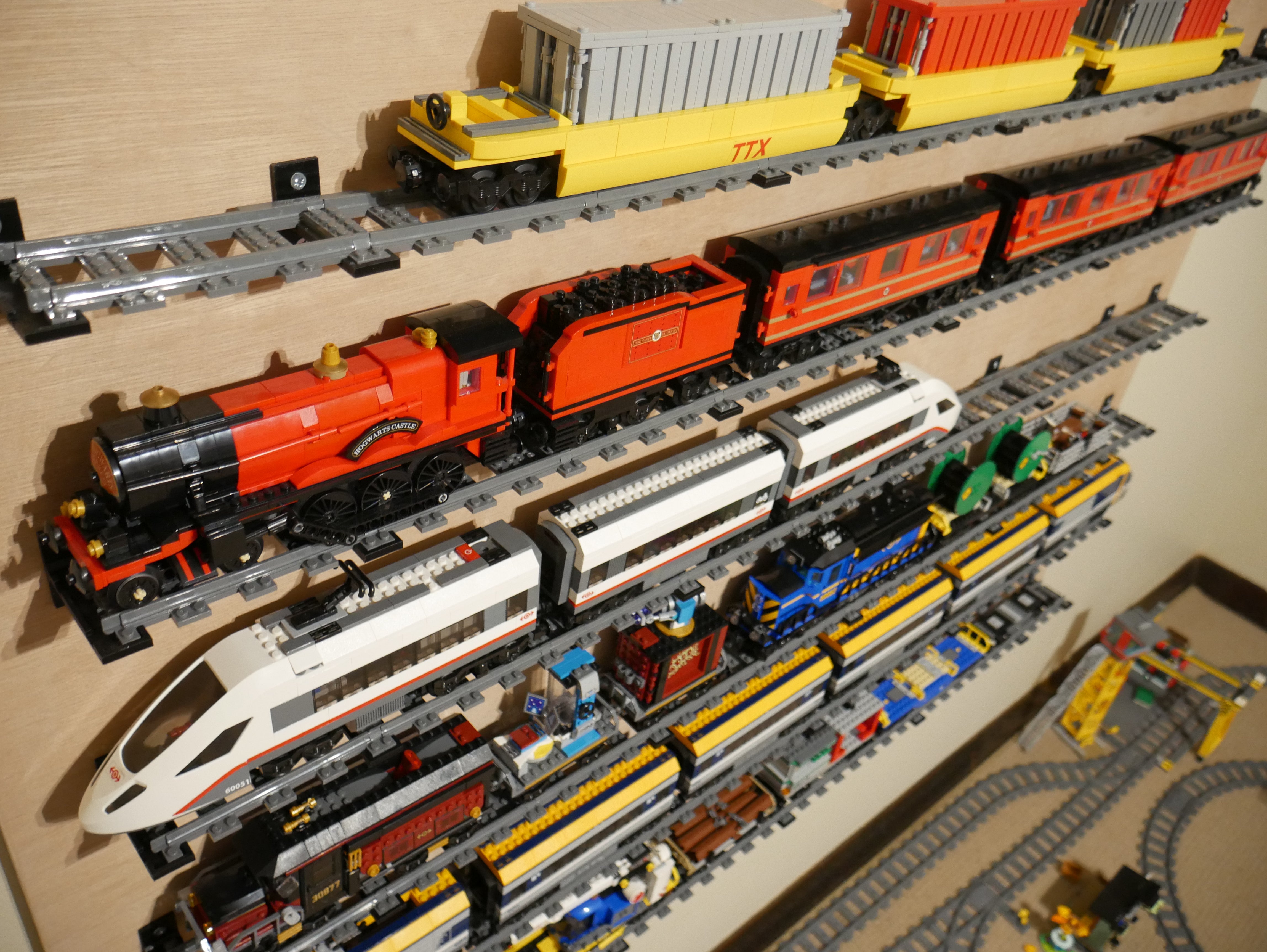 Binario Rotaie Per Treno Lego Montaggio A Parete Per Binari Del