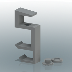 Supporto per cuffie parametrico per scrivania