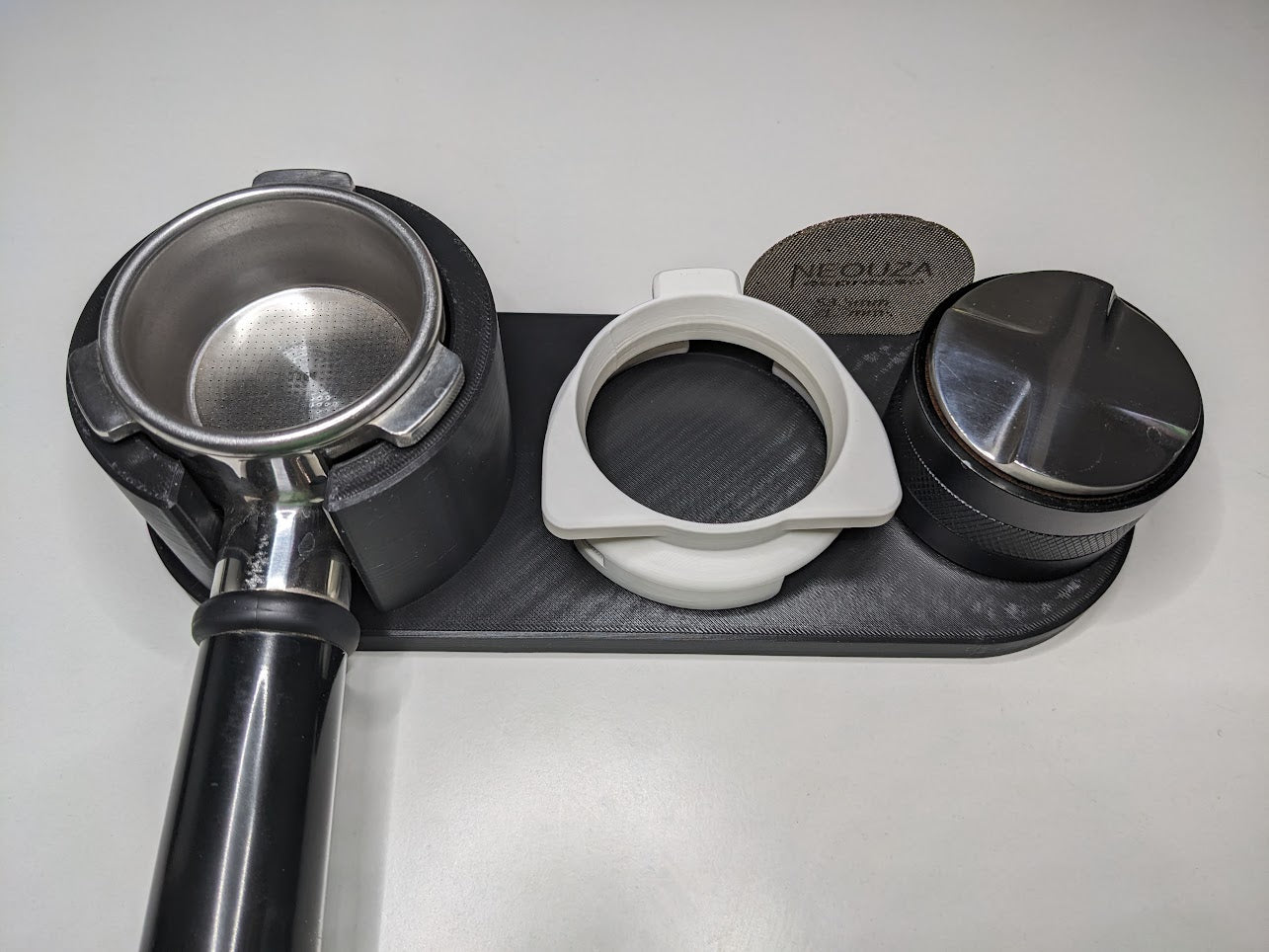 Breville/Sage Espresso Tamping Station con slot per filtro in metallo a maglia