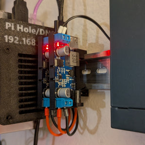 Staffa per guida DIN per convertitore Buck USB 5V