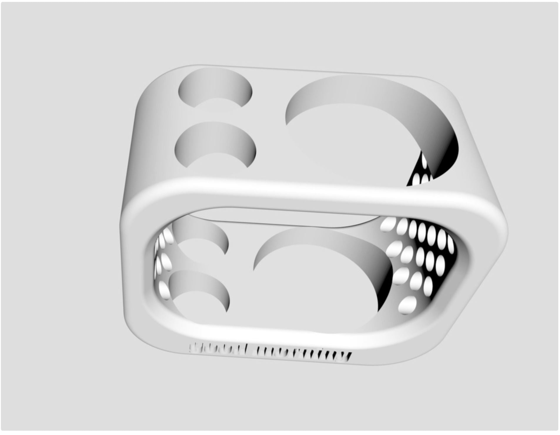 Porta spazzolino e dentifricio per due spazzolini da denti