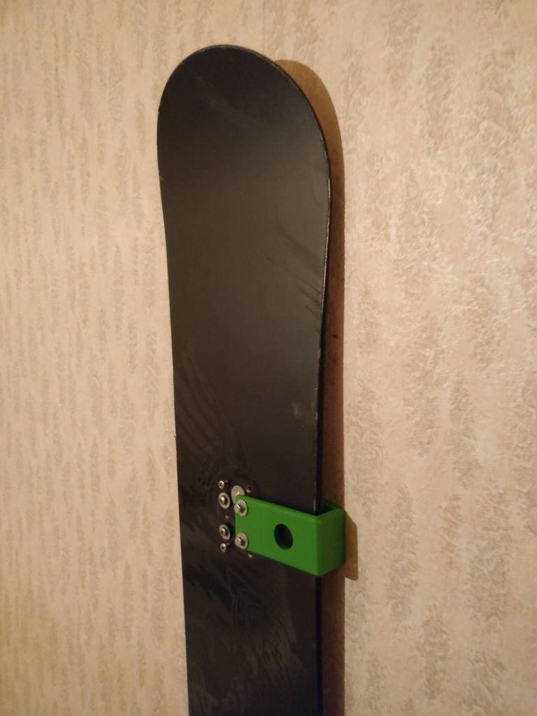Porta snowboard da parete