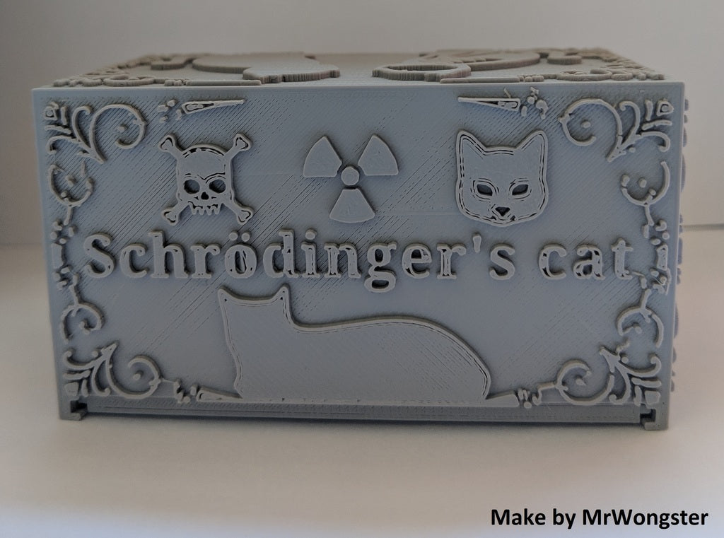 Stampa 3D del Gatto di Schrödinger, dimostrazione fisica della teoria della meccanica quantistica