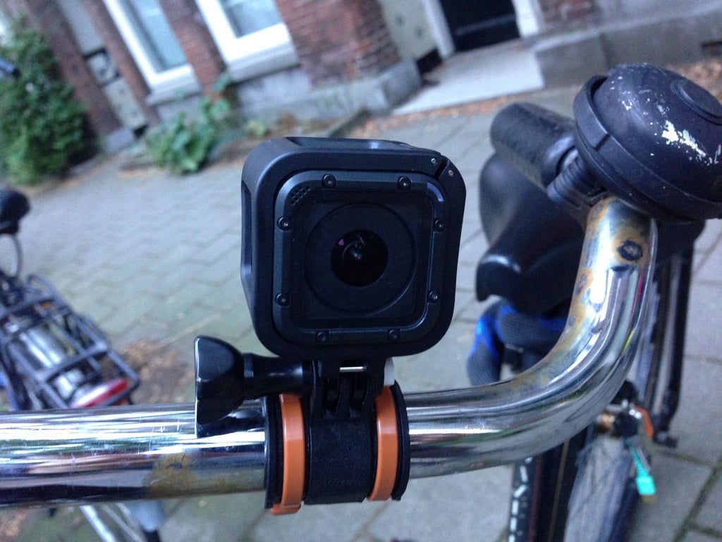Supporto per bici GoPro con cinghie con cerniera