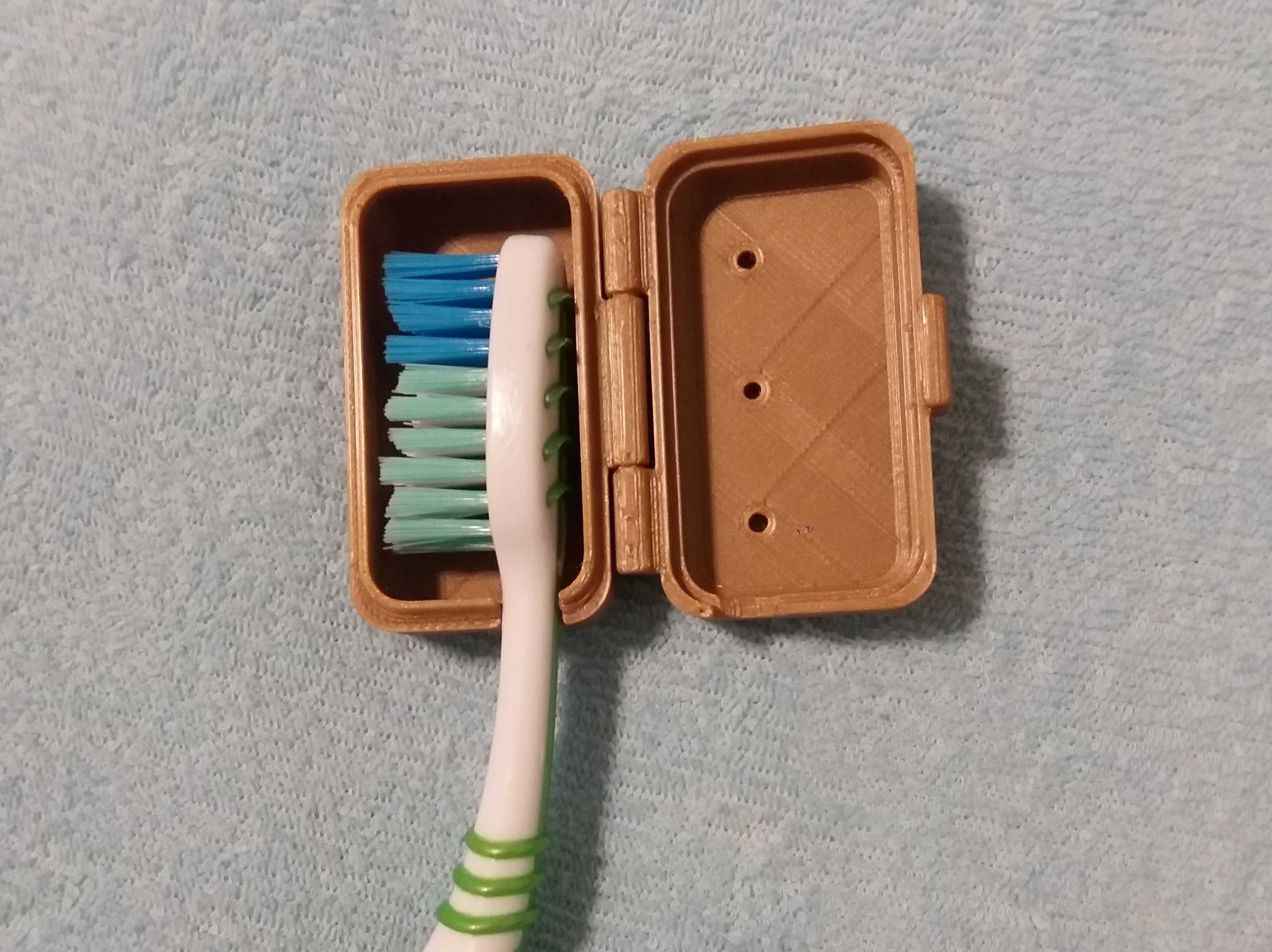 Custodia per spazzolino più piccola per viaggiare e riporre