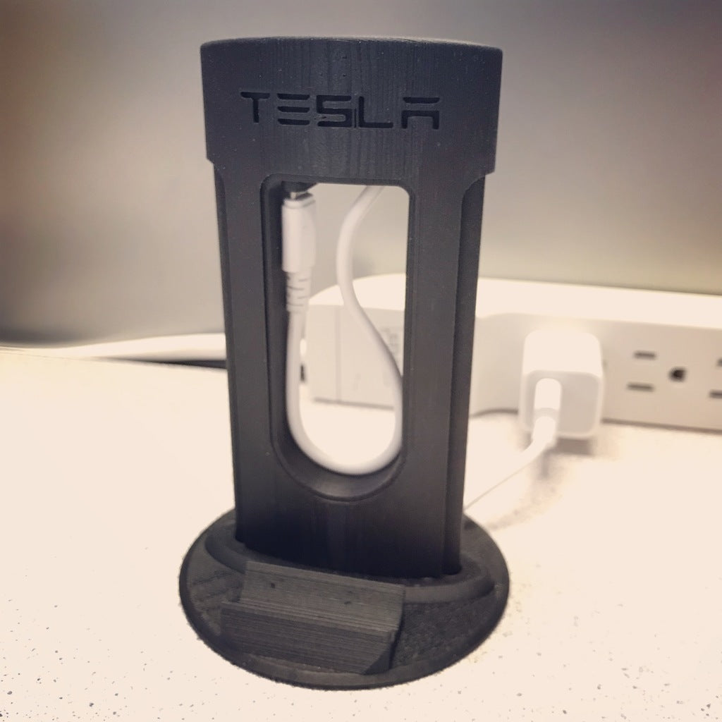 Caricabatterie per telefono Tesla per occhiello da scrivania