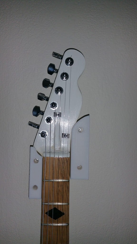Supporti da parete per chitarra con ripiano per plettri