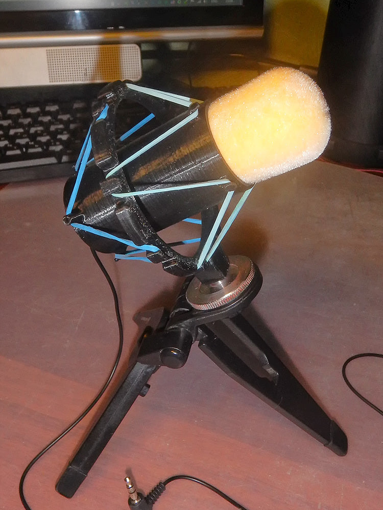 Ammortizzatore per microfono Supporto per microfoni da 30 e 40 mm