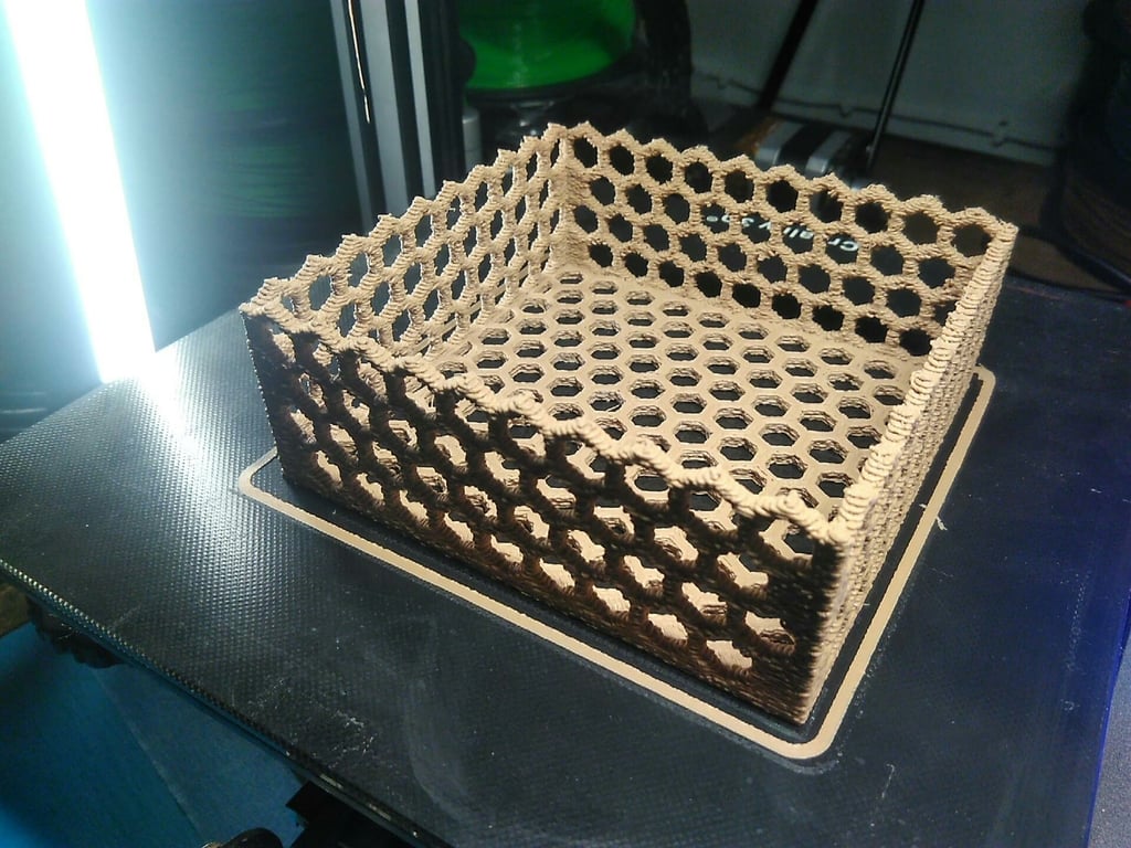 Vassoi/scatole esagonali a nido d&#39;ape di diverse dimensioni