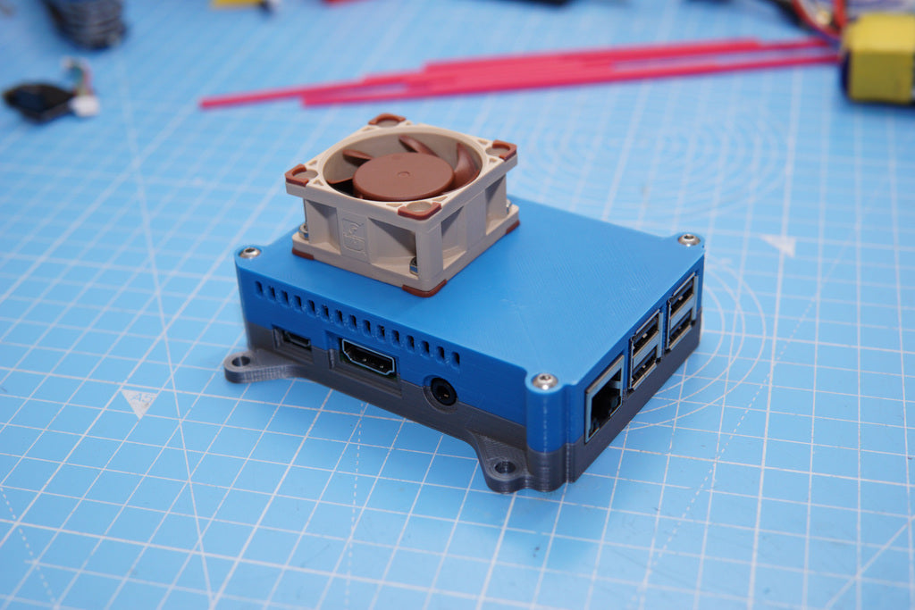 Contenitore per Raspberry Pi 3B con ventola da 40 mm per dissipatore Kintaro