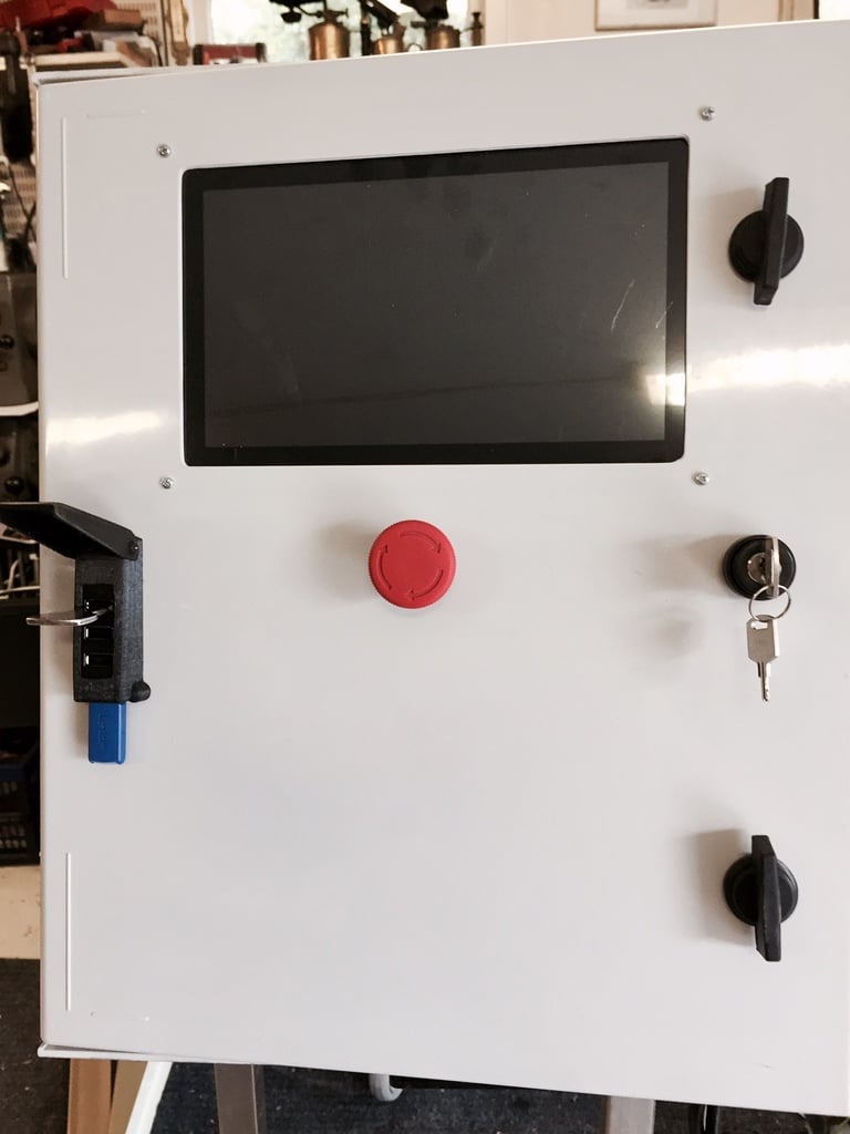 HUB USB Capsula di montaggio a pannello per CNC e Raspberry Pi