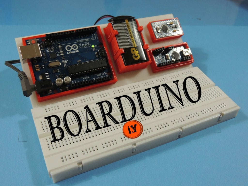 BOARDUINO - Supporto breadboard tutto in uno per Arduino UNO, NANO e MINI
