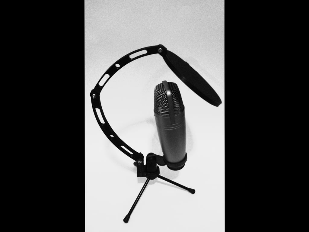 Filtro anti-pop/morsetto per microfono frangivento con supporti Gopro, adatto per microfono a condensatore da studio USB Samson C01UPRO