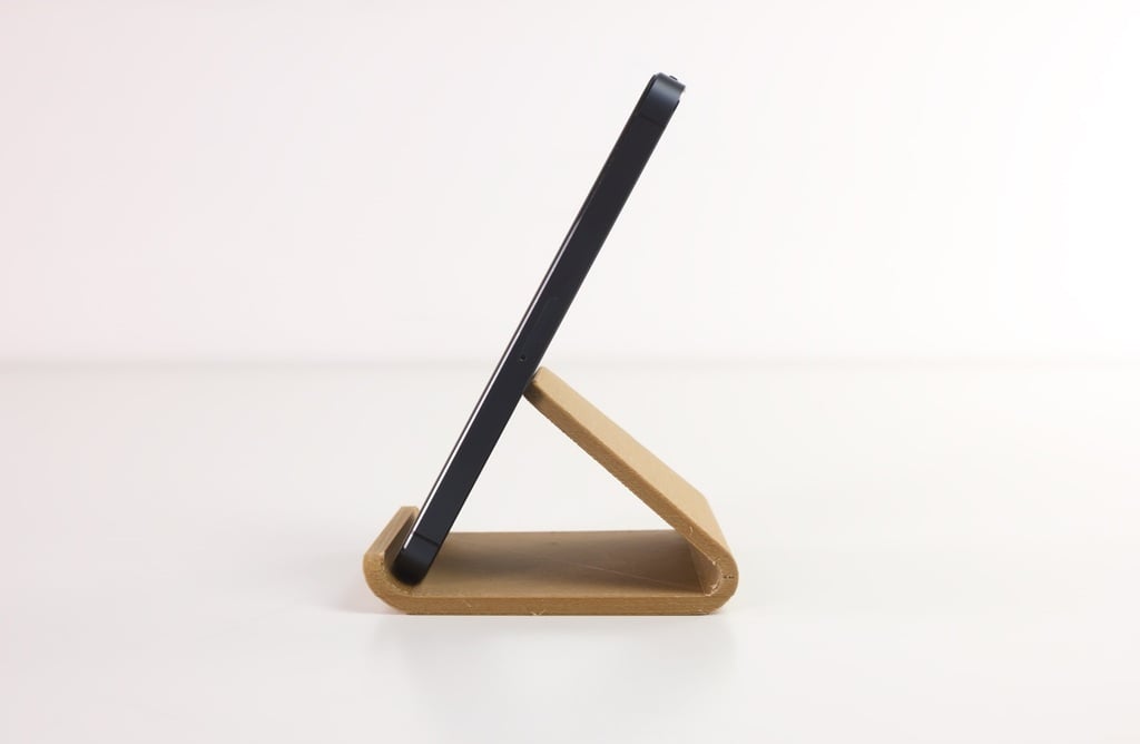 Portatelefono universale da scrivania in imbottitura di bambù