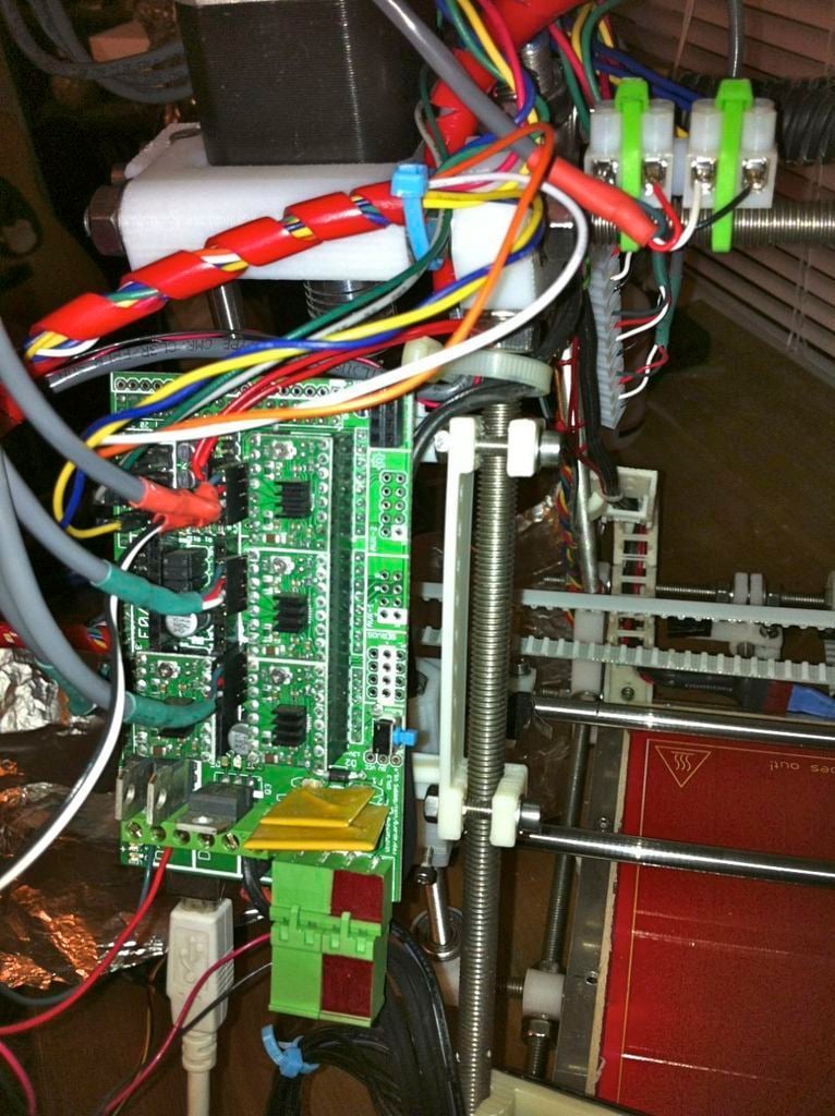 Montaggio Arduino (RAMPS) per Prusa / Mendel con fori accessori