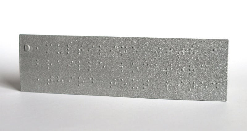Strumento online di segnaletica Braille