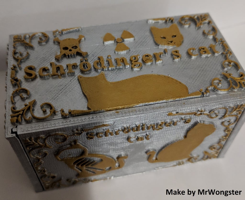 Stampa 3D del Gatto di Schrödinger, dimostrazione fisica della teoria della meccanica quantistica