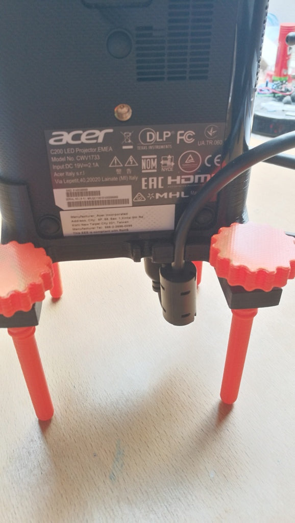 Supporto di montaggio per proiettore regolabile per il proiettore Acer C200 LED